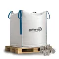 Produktbild: GALAMIO Granitpflaster Pflastersteine Mosaikpflaster Granit Pflaster Stein Garten Rasenkante Naturstein Gespalten Grau 4/6cm 1.000kg BigBag / 1 Palette Paligo