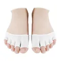 Produktbild: 4 Paare Zehlinge Füßlinge Socken öffnen fünf halbe Zehensocken Unsichtbare Sp...