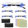 Produktbild: 5 Stück Intelligente Zoom Brille Automatische Fokuseinstellung, Intelligente Brille für Damen und Herren, Leicht und Komfortabel und Leicht zu lesen, Multifokale Lesebrille, Anti Blaulicht Lesebrille