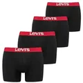 Produktbild: Levi's® Boxershorts (Packung, 4er-Pack) mit breitem Logobund bunt XXL