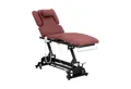 Produktbild: Physa Massageliege Massagetisch Massagebank Klappbar Elektrisch 4 Räder 200 kg Bordeaux, Schwarz, Weinrot