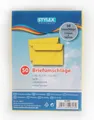 Produktbild: Stylex Schreibwaren Briefumschlag 50 farbige Briefumschläge / Din C6 / Farbe: gelb