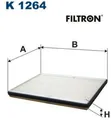 Produktbild: FILTRON K1264 Filter für Innenraumluft Innenraumfilter Filter Innenraum