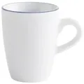 Produktbild: KAHLA 574732A69977C Pronto Line Espresso-Obertasse hoch 0,10 l Line stormy blue | Espressotasse mit blau-grauer Linie aus Porzellan