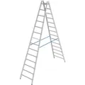 Produktbild: Stabilo Sprossen-Doppelleiter 2 x 14 Sprossen