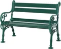 Produktbild: Gartenbank Curacao | 2-Sitzer | Grün | HxBxT 85x115x60cm | Witterungs- & UV-beständiger Kunststoff | Parkbank Sitzbank Außenbereich Garten Balkon Terrasse