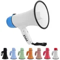 Produktbild: Pyle Megaphon mit Sirene & Mikrofon, Signalhorn 20 Watt mit Lautsprecher, Schultergurt, Aufnahmefunktion & Aux-Anschluss, Mini Megafon Kinder & Erwachsene, Robustes Tröte Faltbar für Indoor & Outdoor