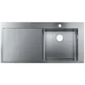 Produktbild: Hansgrohe - Abwäschen - Einbauspülbecken S715-f450, Edelstahl 43306800