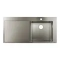 Produktbild: hansgrohe Einbauspüle 450 S715-F450 1025x490mm, 1 Beck. R, Abtropffl. li, ES