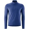 Produktbild: Gonso Radtrikot Essential Jersey Longsleeve M Herren Fahrradtrikot langarm, Midlayer Trikot blau L (50)