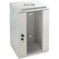 Produktbild: HMF 63309-07 Serverschrank Netzwerkschrank 9HE Wandgehäuse 10 Zoll Rack Lichtgrau