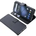 Produktbild: Blue Handy Tasche für Gigaset GS4 Book-Style Schutz Hülle. Handytasche (schwarz) mit Standfunktion (Gigaset GS4) (21979181)