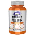 Produktbild: Now Foods, Arginine/Ornithine, 100 Kapseln - Blitzversand