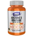 Produktbild: Now Foods L-Arginine & Ornithine 500mg/250mg 100 VCaps