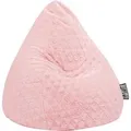 Produktbild: Sitting Point Sitzsack BeanBag Fluffy 220, Rose Herz-Muster