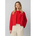 Produktbild: s.Oliver Funktionsjacke Indoor-Jacke Elastische Jeansjacke mit seitlichen Eingrifftaschen rot XL (42)