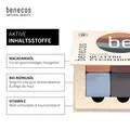 Produktbild: Quattro Eyeshadow Benecos True Blue 4 Farben Naturkosmetik Bio-Rizinusöl