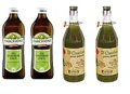 Produktbild: 2x Farchioni Olio Extra Vergine Il Casolare Grezzo + 2x Farchioni Classico Extra Natives nativ Olive Olivenoel 1L