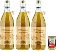 Produktbild: Farchioni Olio Extra Vergine, 3x1L, kaltgepresstes Olivenöl+Polpa