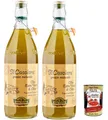 Produktbild: Farchioni Olio Extra Vergine di Oliva, 2x1L, natives Olivenöl aus Italien+Polpa