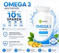 Produktbild: Omega-3 Fischöl 120 Kapseln  DHA & EPA Herz Gehirn Sehkraft