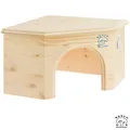Produktbild: (29,85€/Stk.) Resch Kaninchenhaus Eckhaus 30,5 x 30,5 x 19,5 cm