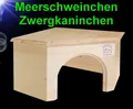 Produktbild: Nager 🐹🐇 ECK HOLZ ZWERGKANINCHEN MEERSCHWEINCHEN HAUS Zubehör Nest Kaninchen