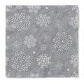 Produktbild: Tissue Serviette Steven in Silbergrau, 33 x 33 cm, 100 Stück - Weihnachten