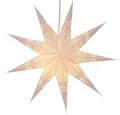 Produktbild: GURU SHOP Faltbarer Advents Leucht Papierstern, Weihnachtsstern 40 cm - Phoenix Naturweiß