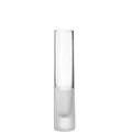 Produktbild: Leonardo Novara Deko-Vase aus satiniertem Glas in modernem Design, schmale, zylinderförmige Glasvase für einzelne Blumen als Solifleurvase, Höhe: 24 cm, Durchmesser 5,2 cm, 270 ml, 018633