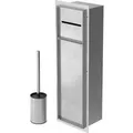 Produktbild: LuxeBath Unterputz-Schrankmodul WC aus Edelstahl Silber 60x20x10 cm