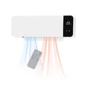 Produktbild: Telefunken Keramik Wandheizlüfter PTCWH-2000W | LED-Display mit digitalem Thermostat & Fernbedienung, Timer-Funktion, Oszillation, Ventilator, Überhitzungsschutz, 18-45°C