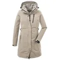 Produktbild: Killtec Parka KOW 165 WMN PRK Wasser- und winddichter Parka mit Teddyfleece und abnehmbarer Kapuze grau 48 EU
