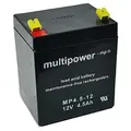 Produktbild: Multipower MP4.5-12 AGM 12 V 4,5Ah - 4,8mm Faston