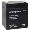 Produktbild: Amazon Multipower Blei-akku Mp4,5-12 Pb 12v / 4,5ah Faston 4,8