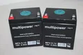 Produktbild: Multipower MP4 5-12 / 12V 4 5Ah Blei Akku 2 Stück Gebraucht Rechnung MwSt