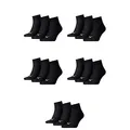 Produktbild: PUMA 3 Paar Sneaker Quarter Socken Gr. 35-49 Unisex für Damen Herren Füßlinge, Farbe:200 - black, Bekleidungsgröße:S