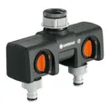 Produktbild: Gardena 8193-20 2-Wege-Verteiler 2x Anschlüsse an einem Wasserhahn