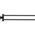 Produktbild: Duravit D-Code Handtuchhalter 0099224600 50x447x90 mm, Schwarz Matt, Schwenkbar