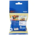 Produktbild: Brother Druckerband P-touch MK223BZ white/blue 4m (9 mm)
