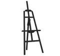 Produktbild: vidaXL Staffelei Staffelei Schwarz 53,5x95x127 cm Massivholz Kiefer