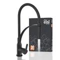 Produktbild: EISL NI183CARB CARNEO Küchenarmatur mit ausziehbarer Brause, Wasserhahn Küche mit Wassersparfunktion, schwenkbare Spültischarmatur, Mischbatterie Einhebelmischer, Schwarz