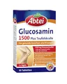 Produktbild: Abtei Glucosamin 1500 Plus Teufelskralle - Nahrungsergänzung für gesunde Knochen und Knorpel - hochdosiert - mit Teufelskrallenwurzel-Extrakt - 1 x 30 Tabletten