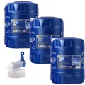 Produktbild: 3x20L Mannol TS-3 SHPD Motoröl 10W-40 High Performance Diesel ÖL  LKW + Hahn