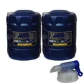 Produktbild: 2x 20 Liter MANNOL Motoröl TS-3 SHPD 10W-40 API CH-4/CG-4/CF-4/SL + Auslaufhahn