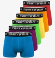 Produktbild: FortyFour Boxershorts Herren Männer Unterhosen Baumwolle Premium Qualität perfekte Passform (Vorteilspack, 6er Pack) S - 7XL