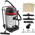 Produktbild: Industriestaubsauger 80l Nass- Und Trockensauger 3000w Edelstahl Gewerbe-hoover