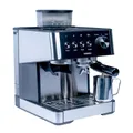 Produktbild: TORNADO Kaffeevollautomat Siebträger-Kaffeemaschine Edelstahl Milchaufschäumer