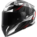 Produktbild: LS2 FF811 Vector II Carbon Savage Helm, weiss-carbon, Größe 2XL für Männer