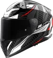 Produktbild: LS2, Integraler Motorradhelm VECTOR II CARBON SAVAGE White Red Grey, XXL